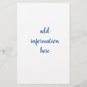 Stemverkiezingscampagne sjabloon flyer (Achterkant)