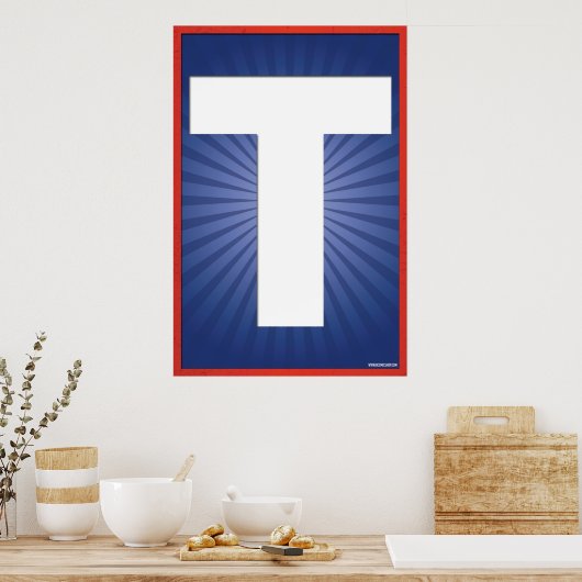 Stemverklaring T Poster (Keuken)