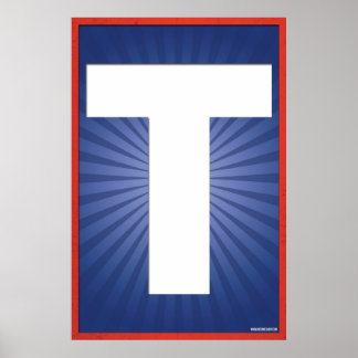 Stemverklaring T Poster