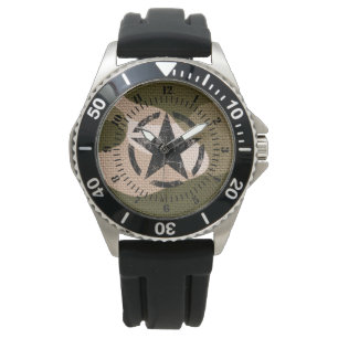 Stencil Decal Dial op Camouflage Horloge