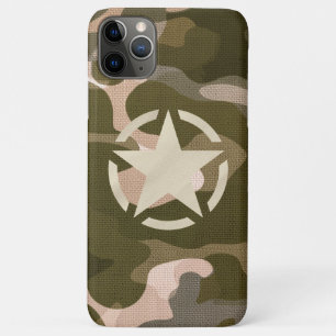 Stencil  Decal op Camo Style iPhone 11 Pro Max Hoesje
