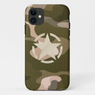 Stencil Decal op Camo Style iPhone 11 Hoesje