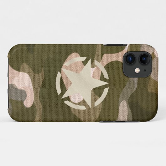 Stencil  Decal op Camo Style Case-Mate iPhone Case (Achterkant (horizontaal))