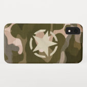 Stencil Decal op Camo Style Case-Mate iPhone Case (Achterkant (horizontaal))
