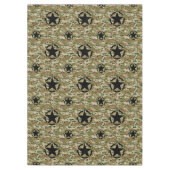 Stencil  Decimaal op camouflage kleur Tafelkleed (Voorkant)