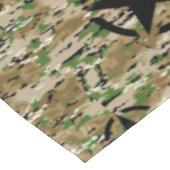 Stencil  Decimaal op camouflage kleur Tafelkleed (Gekanteld)
