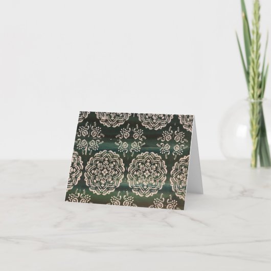 Stencil Design Notecard Notitiekaartje (Voorkant)