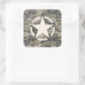 Stencil Label Decale Style Khaki Camouflage (Tas)