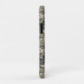 Stencil Label Decale Style Khaki Camouflage Case-Mate iPhone Case (Achterkant/rechts)