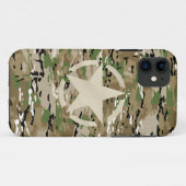 Stencil Label Stijl decimaal op camostijl Case-Mate iPhone Case (Achterkant (horizontaal))
