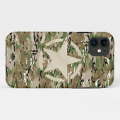 Stencil Label Stijl decimaal op camostijl Case-Mate iPhone Case (Achterkant (horizontaal))