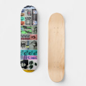 Stencil Mayhem Skateboard (Voorkant)