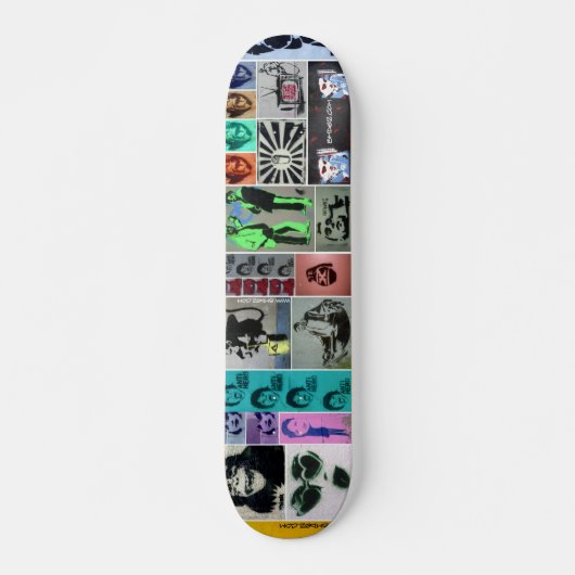 Stencil Mayhem Skateboard (Voorkant)