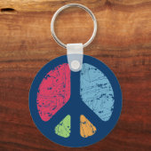 Stencil Vrede Sleutelhanger (Voorkant)