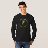 "Stenciled" 3rd Chakra - Manipura T-shirt (Voorkant volledig)