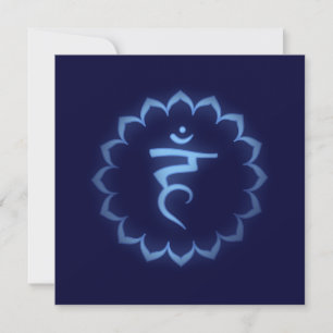 "Stenciled" Crown Chakra - Sahasrara Kaart