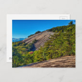 Stenen berg North Carolina Briefkaart (Voorkant / Achterkant)