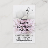 Stenen & Bloemen (massagetherapie) Visitekaartje (Achterkant)