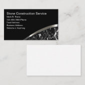 Stenen constructie Visitekaartjes Nieuw (Voorkant / Achterkant)