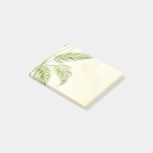 Stenen en bladeren van bamboe, overdruk - 4x3 post-it® notes (Schuin)