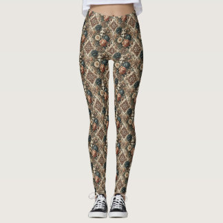 Stenen gezichten & vermoeide nachten – Gotisch del Leggings