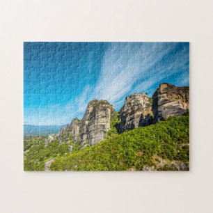 stenen kloosters van Meteora, Griekenland Legpuzzel
