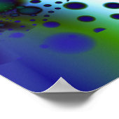 Stenen Koelen Abstracte fractale kunst Poster (Hoek)