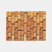 stenen muur fleece deken (Voorkant (Horizontaal))