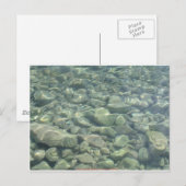 Stenen onder water briefkaart (Voorkant / Achterkant)