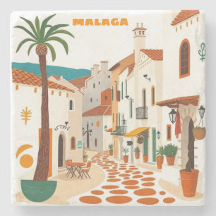 Stenen onderzetter Malaga Málaga Spanje Bar Home D