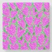 Stenen Onderzetter : Tropicle Plant (Voorkant)