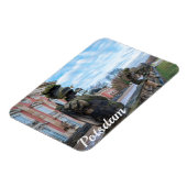 Stenen ridderbeelden bij paleis in Potsdam Magneet (Linkerzijde)