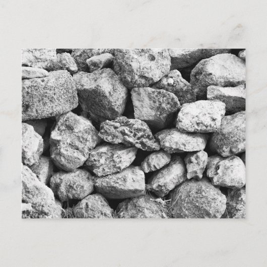 Stenen/Rocks Briefkaart (Voorkant)