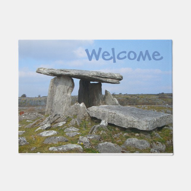 Stenen ruïne in Ierland Deurmat (Voorkant)