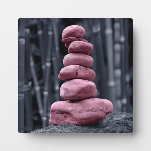 stenen stapel fotoplaat (Voorkant)