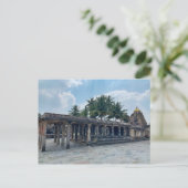 Stenen tempel in Belur, Karnataka, India Briefkaart (Staand voorkant)