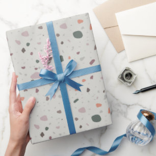 Stenen Terrazzo Patroon Cadeaupapier