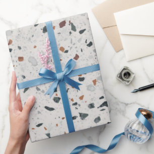 Stenen Terrazzo Patroon Cadeaupapier