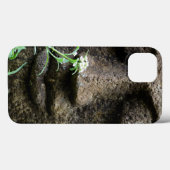 Stenen tuinsttuatue met bloem Case-Mate iPhone case (Achterkant (horizontaal))