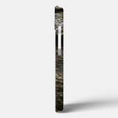 Stenen tuinsttuatue met bloem Case-Mate iPhone case (Achterkant / Links)