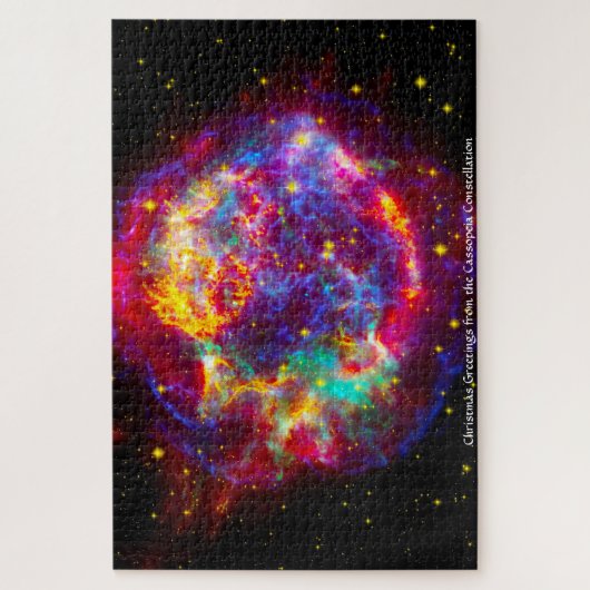 Stenen van de Cassopeia Constellation. Jigzaag Puz Legpuzzel (Verticaal)