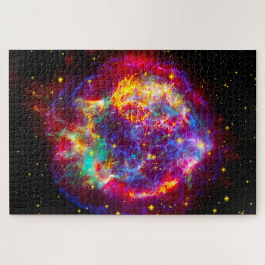 Stenen van de Cassopeia Constellation. Jigzaag Puz Legpuzzel (Horizontaal)