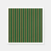 Stenen van snoep van Springbok, groen en goud Servet (Voorkant)