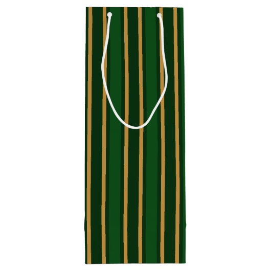 Stenen van snoep van Springbok, groen en goud Wijn Cadeautas (Achterkant)