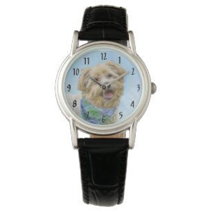 Stenen van traditionele terrierschildering - Oorsp Horloge