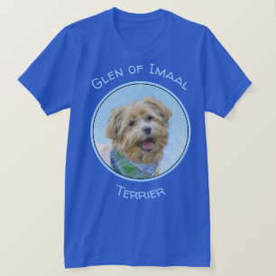 Stenen van traditionele terrierschildering - Oorsp T-shirt