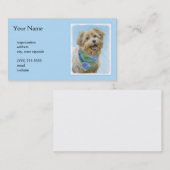 Stenen van traditionele terrierschildering - Oorsp Visitekaartje (Voorkant / Achterkant)