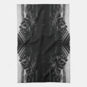 Stenen vleugels schedel theedoek (Verticaal)