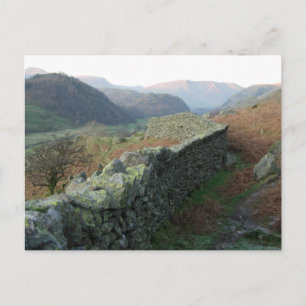 Stenen wand boven Thirlmere Briefkaart