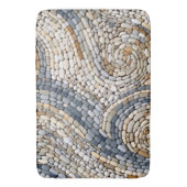 Stenen wand met spiraalvormige Design gemaakt van  Badmat (Voorkant Verticaal)